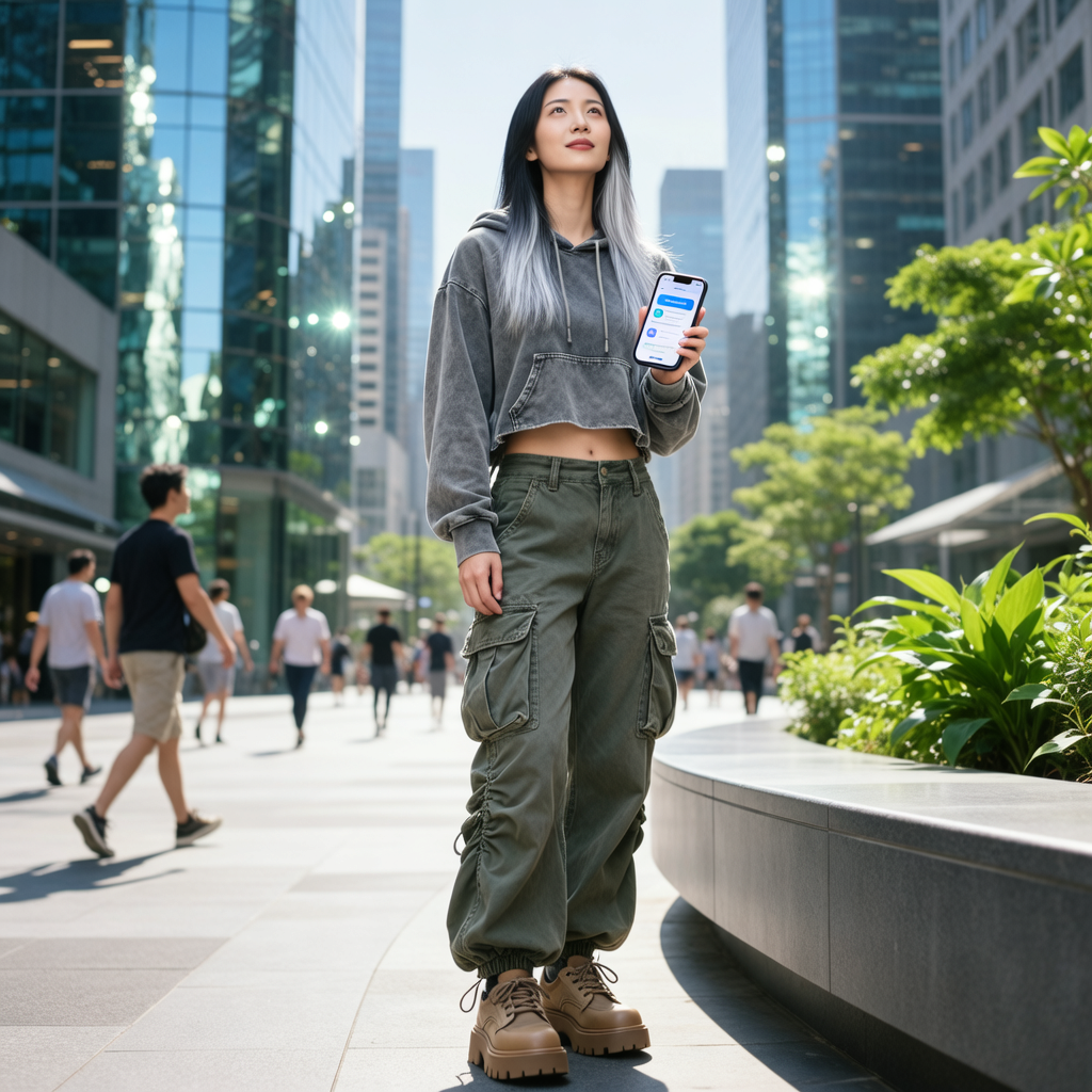 小莉在app的帮助下，逐渐恢复了正常生活，重新找回了信心。